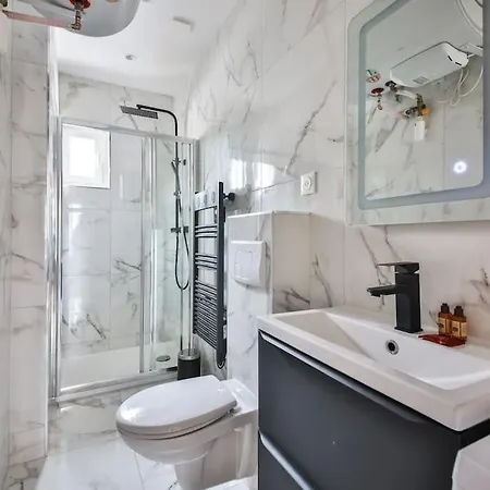 Apartman 3g#appart 6pers#2 Chambres#commerce#paris 15#ac *